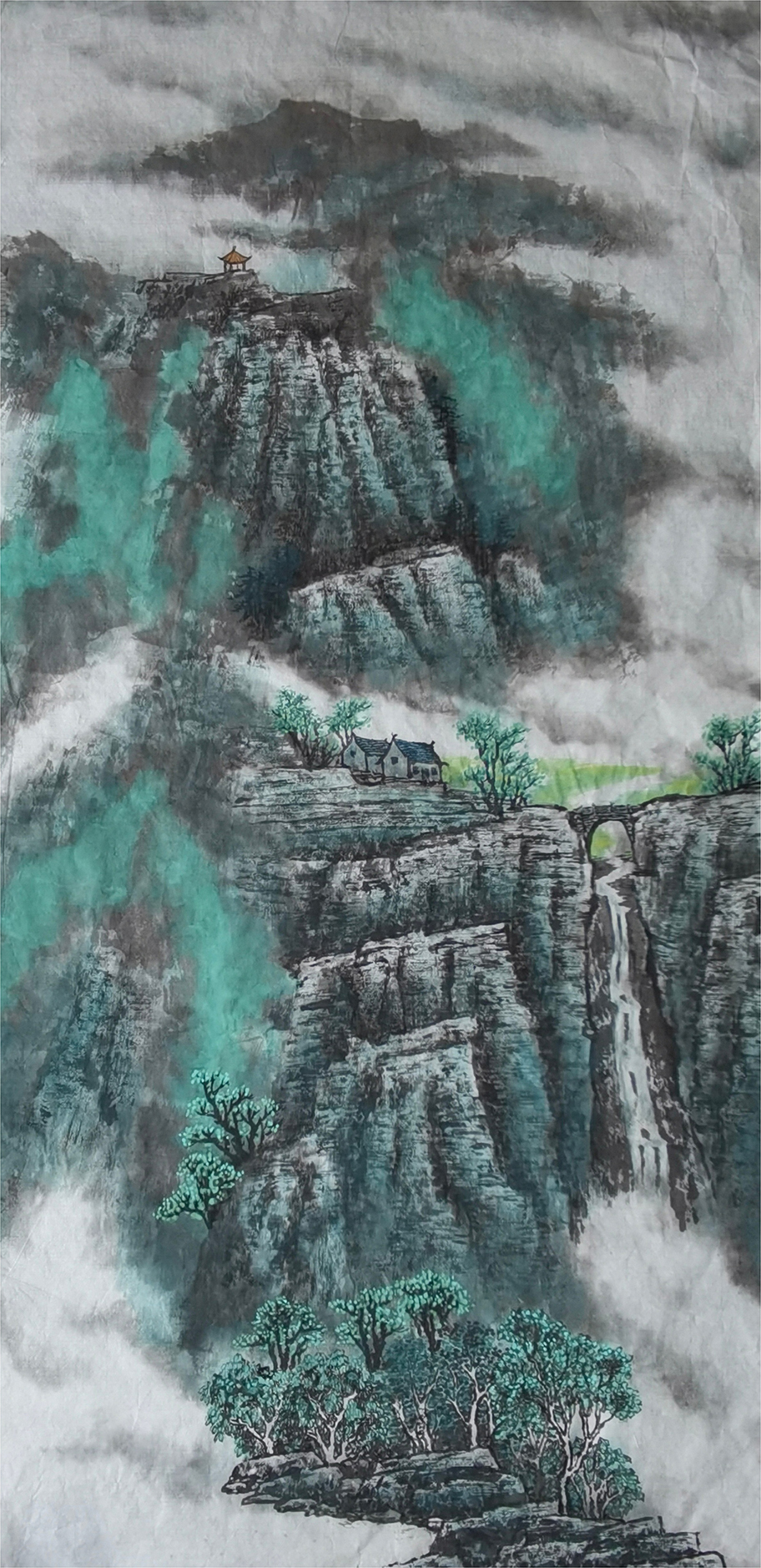 云烟深处 八里庄军休所 徐茂林 绘画.jpg