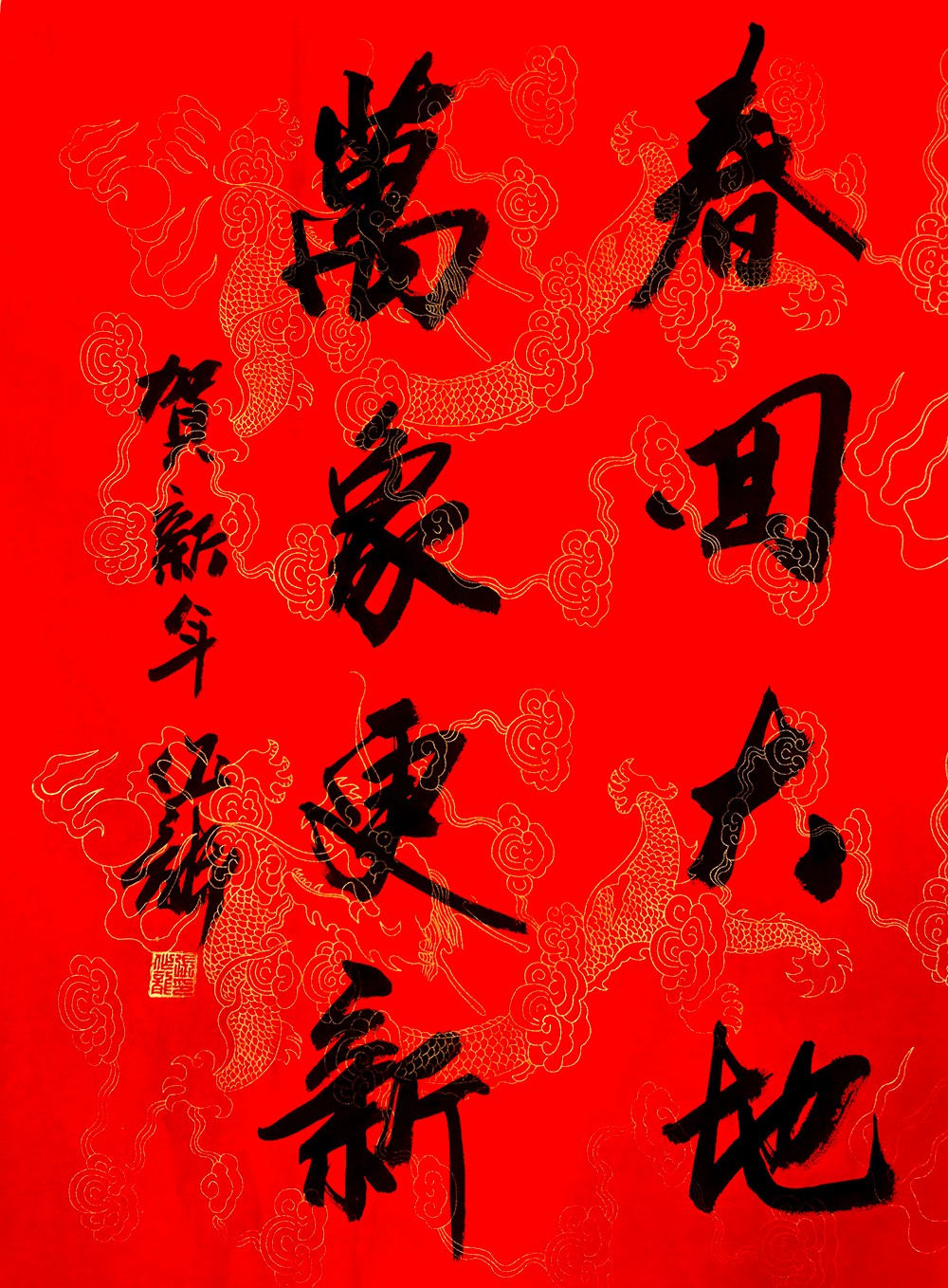 贺新年 农大路军休所 张作龙 书.jpg