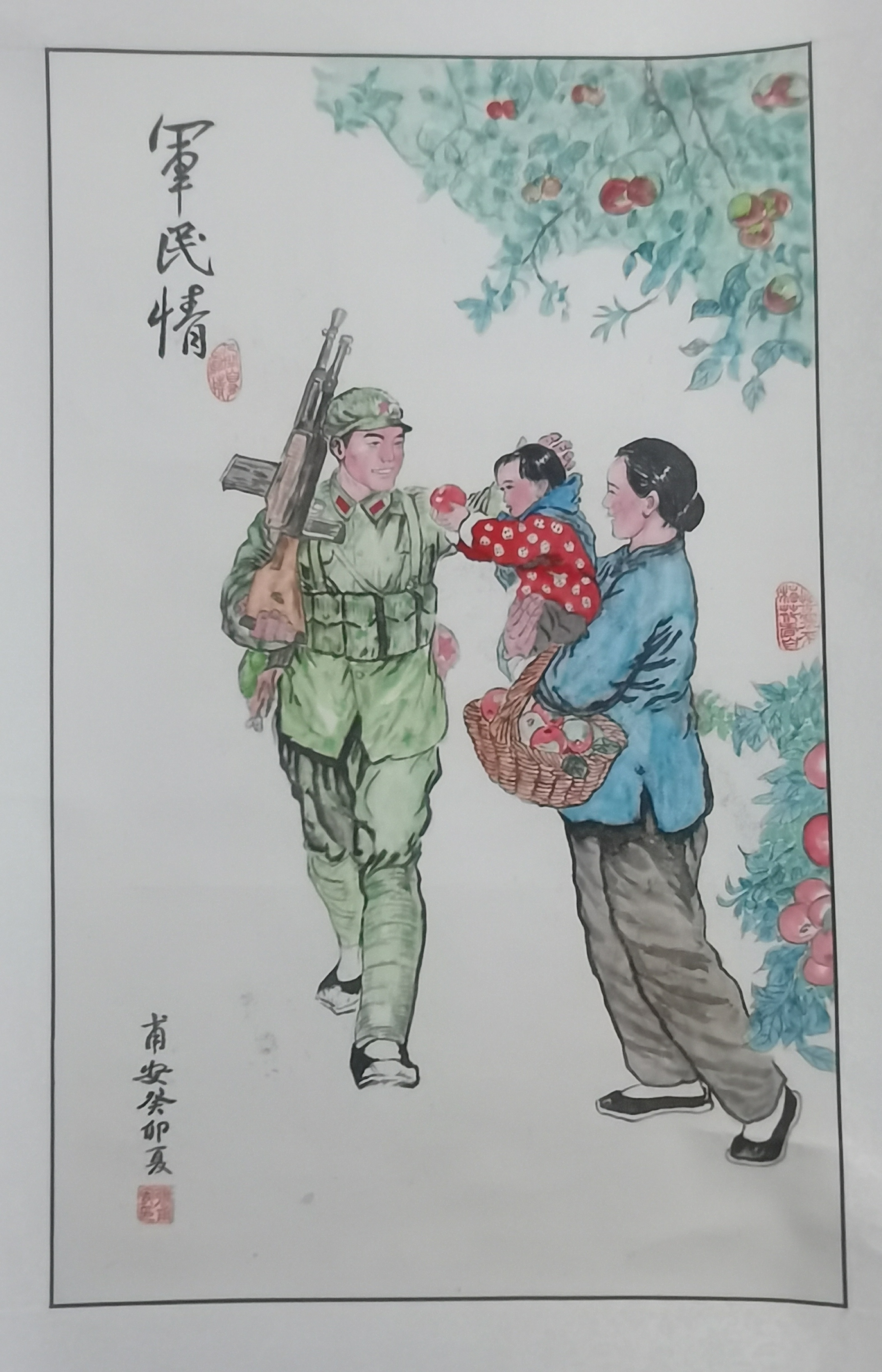 农大路军休所军休干部书画作品选登
