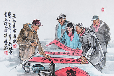 海淀区军休干部书画作品选登